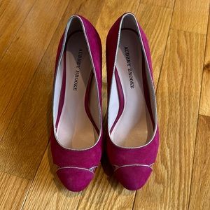 Hot pink, red and blue sexy pumps